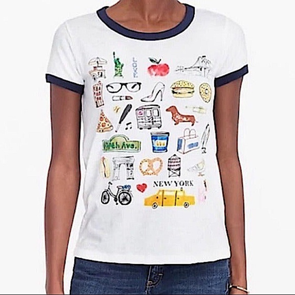 J. Crew🗽New York Collector Tee size XXS